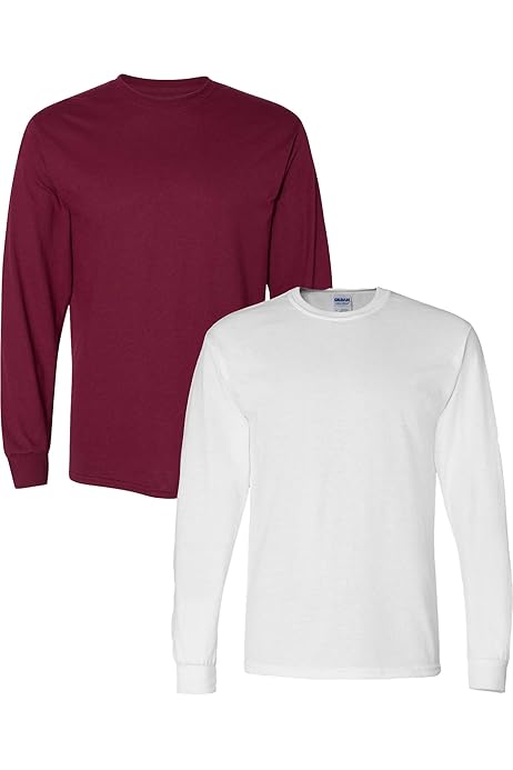 Multipack Bundle 29LSR Men Bulk Long Sleeve T-Shirt 3 Pack - Make 