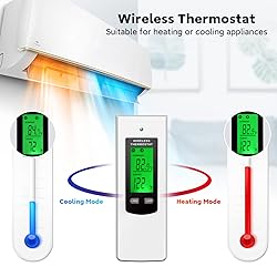 Hycency Programmable Wireless Plug in Thermostat