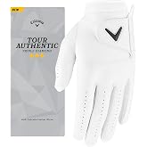 Callaway Golf Tour Authentic Triple Diamond Glove (Left,Standard,Large,White)