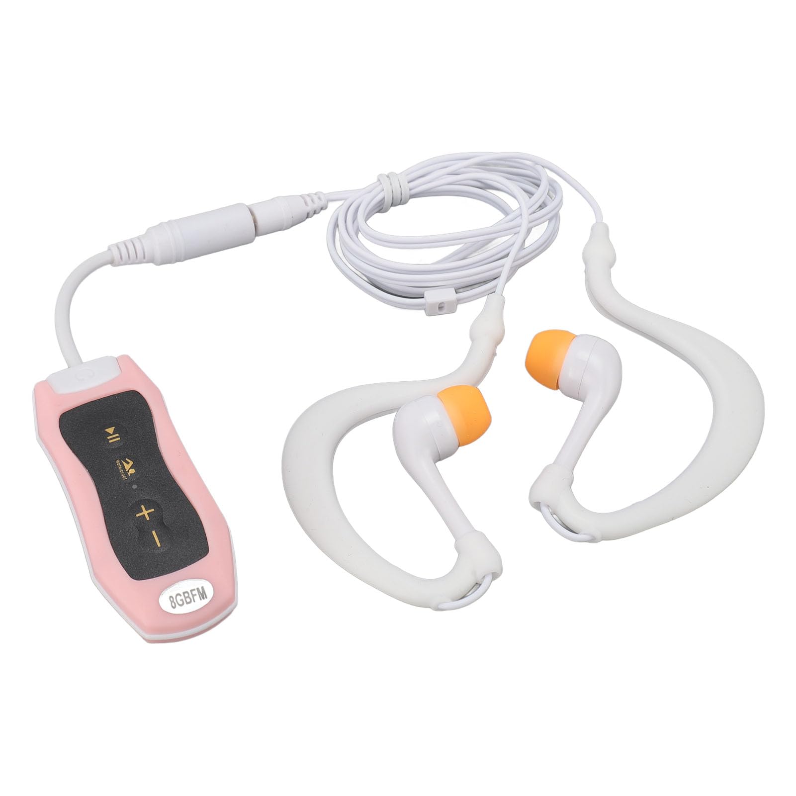 Earbuds Underwater MP3 Player, Waterproof Streaming Music Player with Headphone for Swimming Diving Running, 8H Play Time, Sound (8GB)