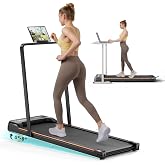 Walking Pad with Incline, Under Desk Treadmill for Home Office | 8% Manual Incline, Remote Control, LED Display, 265 lbs Capacity, 2.5HP Quiet Motor, Portable Treadmills for Walking