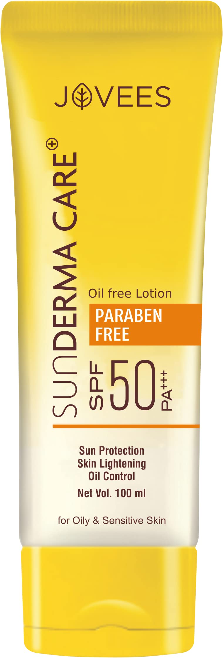 Jovees SUNDERMA CARE OIL FREE LOTION SPF 50 PA+++ PARABEN FREE FOR Oily & Sensitive Screen