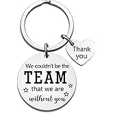 Ymdrix Bosses Day Gifts For Women Men Thank You Keychain Employee Appreciation Gifts, Boss Day Farewell Retirement Christmas Gift For Coworkers Boss Lady