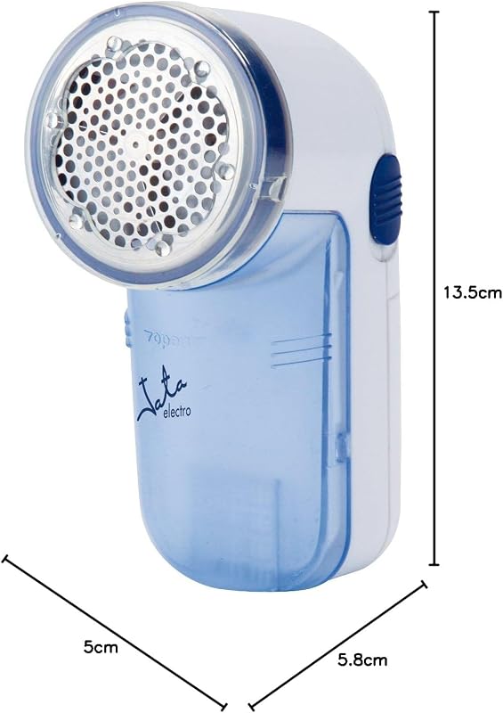 QP398N Quitapelusas Eléctrico con Cuchillas de acero inoxidable. Contenedor de pelusas desmontable. Funciona con pilas. Accesorios: cepillo para limpieza. Elimina pelusas, bolitas y rozaduras