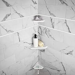 Questech Decor 5" Soap Dish, Corner Shelf for
