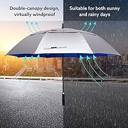G4Free 68 Inch UV Protection Golf Umbrella Auto