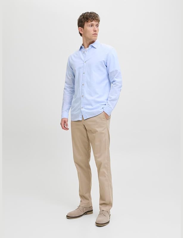 Jpstkane Dave Chino 2Pk MP Noos Male - Pantaloni Chino da Uomo, Confezione da 2, Confezione stoviglie: Blazer Blu Navy, 32W x 30L