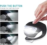 Chizea Bike Lights 6 LED Front and Rear Headlight Taillight Set Waterproof view 4