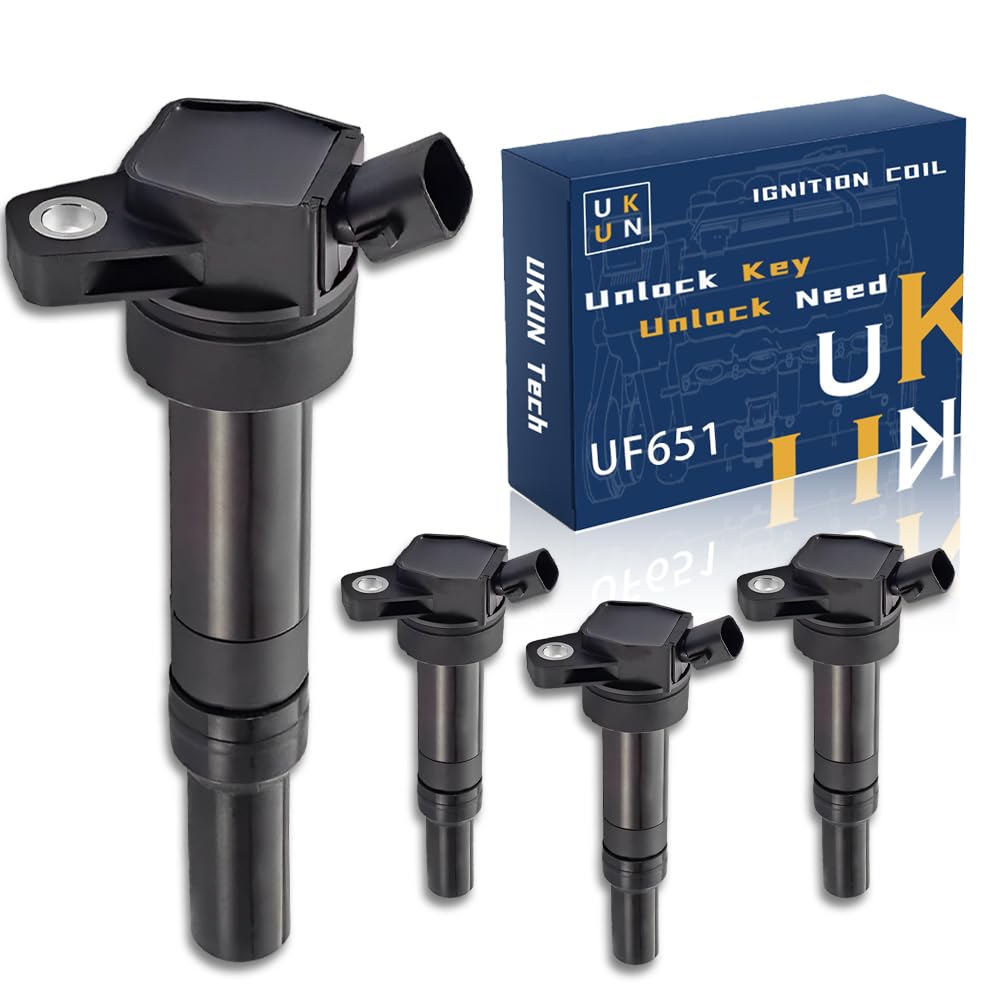 Photo 1 of OEM 4 PCS UF651 Ignition Coil pack for 2011-2019 Hyundai ELANTRA 2012-2019 SONATA 2015-2020 TUCSON for KIA 2011-2019 OPTIMA 2014-2018 SOUL II 2014-2022 SPORTAGE Replace 27300-2E000 C1804