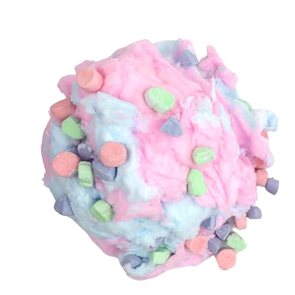 RUDOLPH THE RED NOSED REINDEER COTTON CANDY, CHERRY AND BLUE RASPBERRY FLAVORED WITH MINI MARSHMALLOWS, CHRISTMAS STOCKING STUFFERS, 3 OUNCES