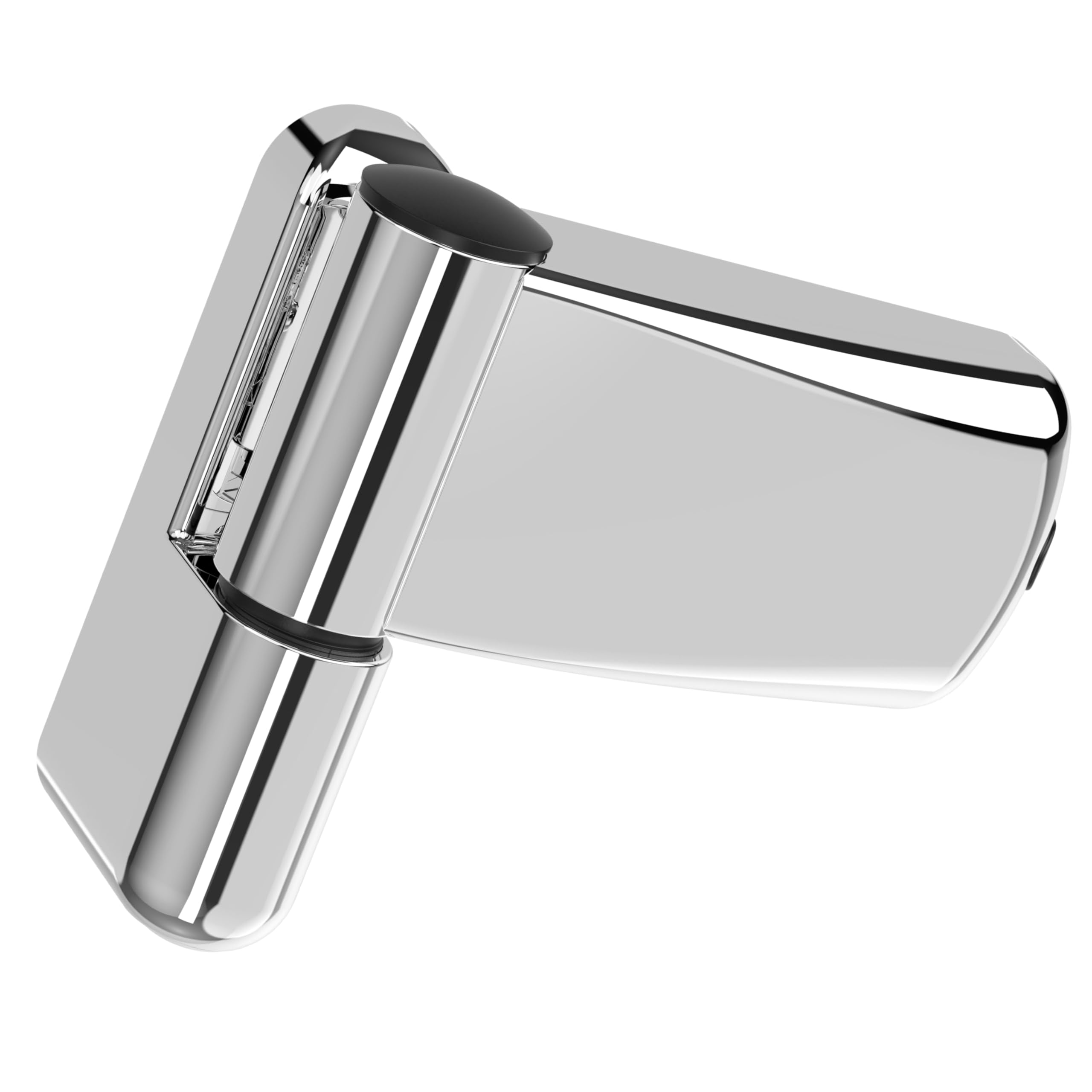 Fixrello Chrome Flag Hinge for uPVC Door - Left and Right Handed With 4 Variable Bushes and Optional Packer - 100mm Heavy Duty x 1 — image 1
