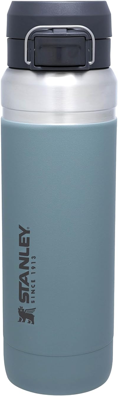 Stanley 1913 Quick Flip 1.06L Stainless Steel Water Bottle Cold 18h Leakproof