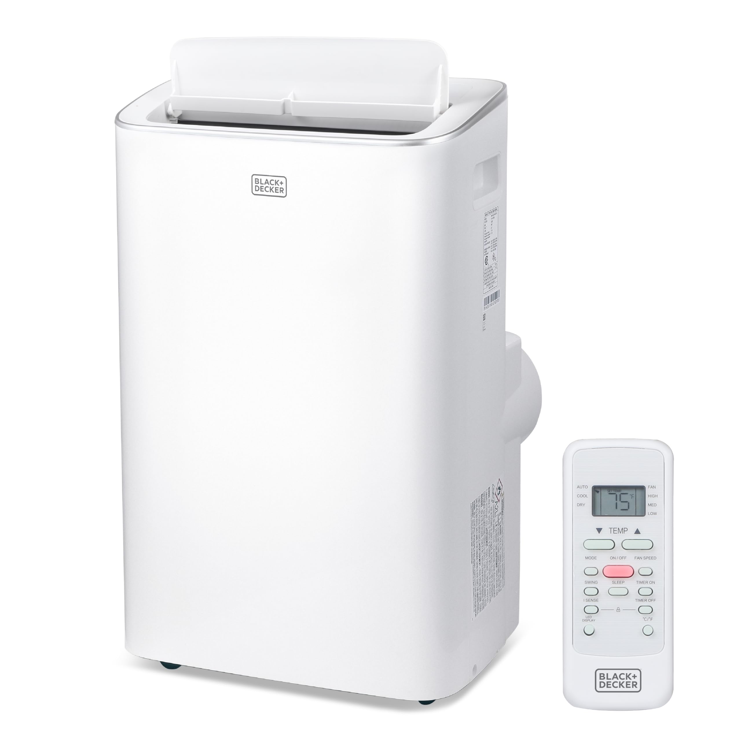 Photo 1 of BLACK+DECKER Smart Portable Air Conditioner,12,000 BTU, for Rooms Up To 550 Sq. Ft., Portable AC with Inverter Compressor & Window Kit, BPACT08NM, White