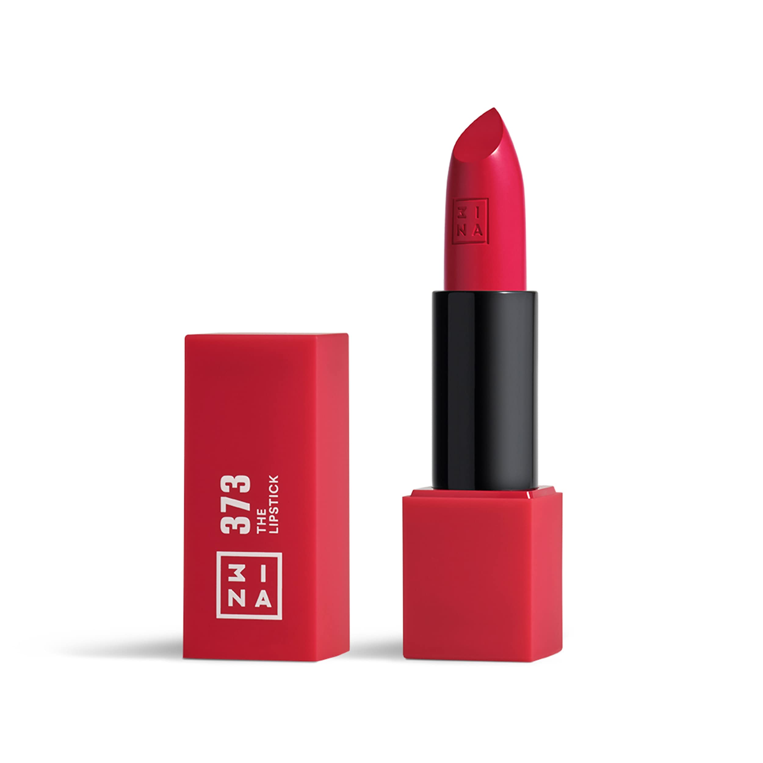3INA MAKEUP - The Lipstick 373- Fuchsia Lipstick with Vitamin E & Shea Butter - Long Lasting Matte Creamy Lip Colour