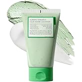 FULLY Green Tomato Pore Clay Mask Cleanser for Deep Cleansing, 4.05 fl oz | Clay Pack Cleanser for Deep Pore Cleansing, Blackhead &amp; Sebum Control, Gentle Korean Face Wash for Oily &amp; Combination Skin