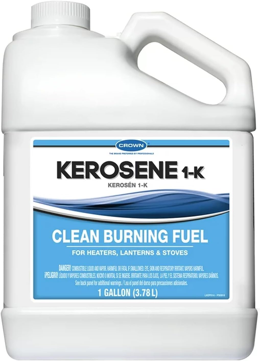 Oil Lamps & Accessories - Crown K-1 Grade Kerosene, 1 Gallon Clean Burning Fuel
