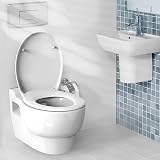 STOREMIC Toilet Seat Soft Close with Quick Release Adjustable Hinges White view 7