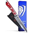 Dalstrong Paring Knife - 3.5 inch - Gladiator Series - Forged High-Carbon German Steel - Crimson Red ABS Handle Kitchen Knife - Sheath Included - Razor Sharp Cooking Chef Knife - NSF Certified