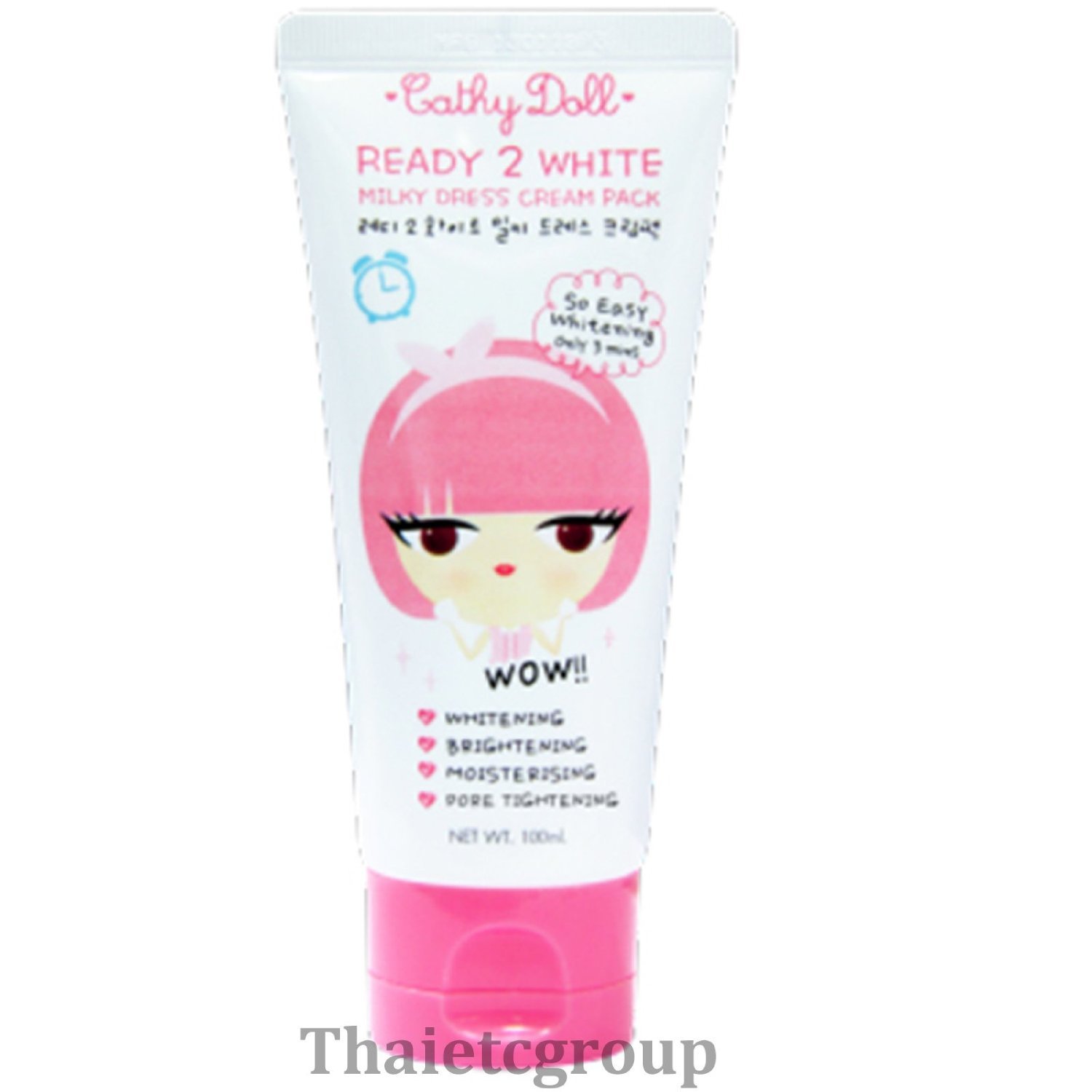 Thailand Karmart Cathy Doll Ready 2 White Milky Dress Cream Pack Whitening Brightening