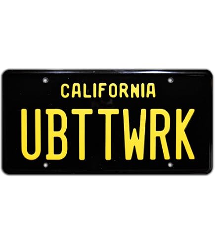 Amazon.com: Celebrity Machines | Initial D | 13-954 | Vanity Plate