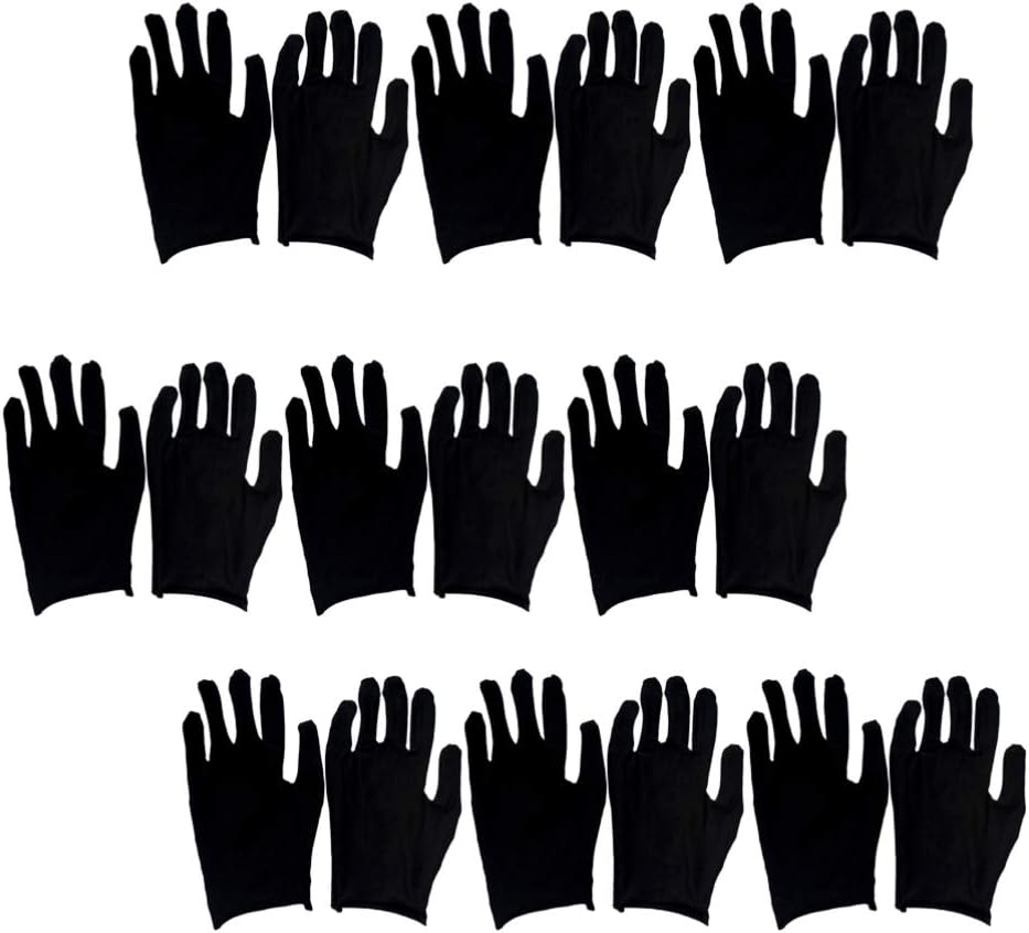 HEALLILY 12 works Working Gloves Cotton Gloves Reusable Cleaning Gloves Adults Protective Gloves Labor Supply for Industrial Labor Gardening Black L - Image 4