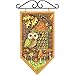Dimensions Counted Cross Stitch Kit, Fall Owl Seasonal Autumn Banner Cross Stitch Kit, 5'' x 8''