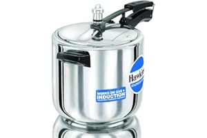 Hawkins B65 Stainless Steel Pressure Cooker, 6.0-Litre