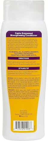 Cantu Grapeseed Strengthening Conditioner 400ml for Damaged Hair view 5