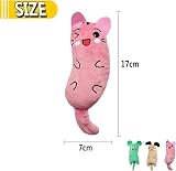 jiuhao Catnip Toys 3 Pack Interactive Plush Teeth Cleaning Indoor Cats Kitten view 4