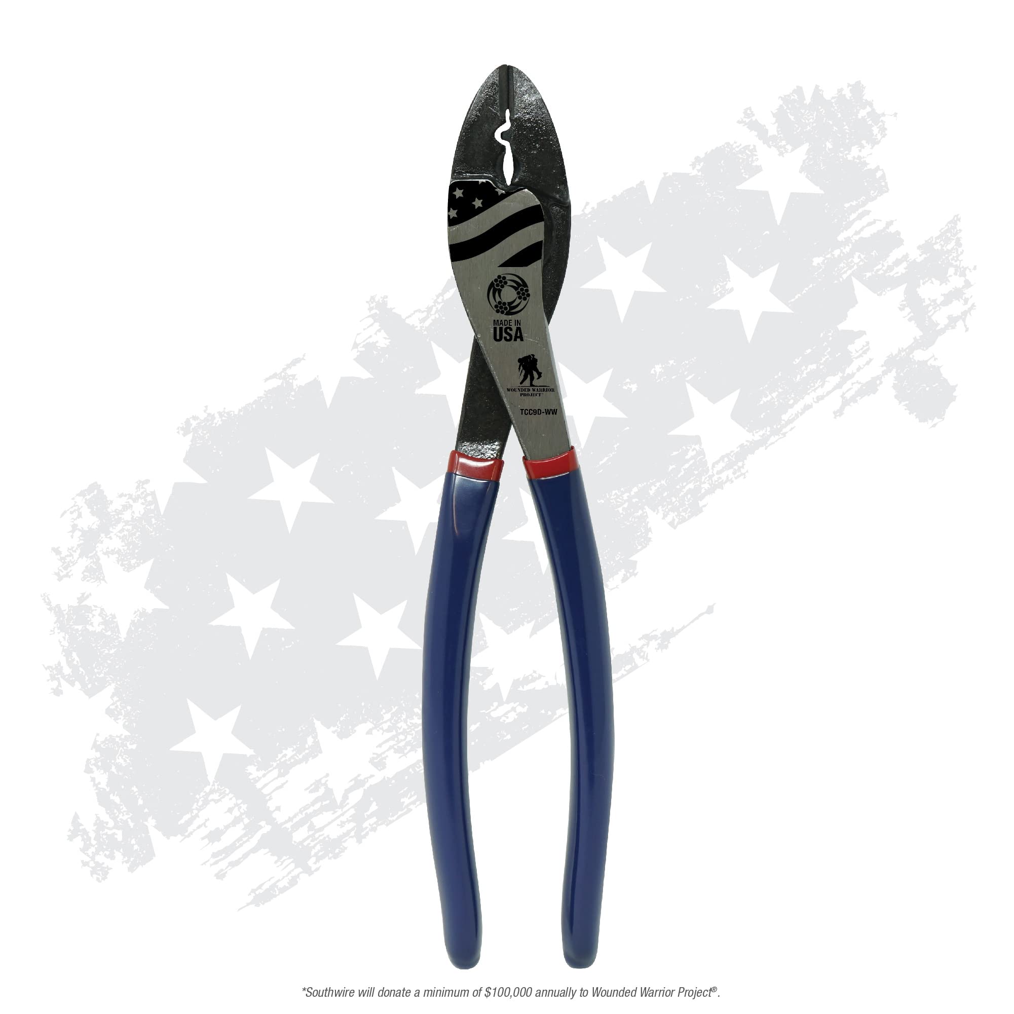 Southwire Made in America Terminal Crimper and Wire Cutter, 9" Terminal Crimper/Cutter (TCC9D-US) — image 1