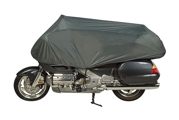 Dowco Guardian 26014-00 Travel Ready Water Resistant Premium Motorcycle Half Cover: Grey, Cruiser and Touring