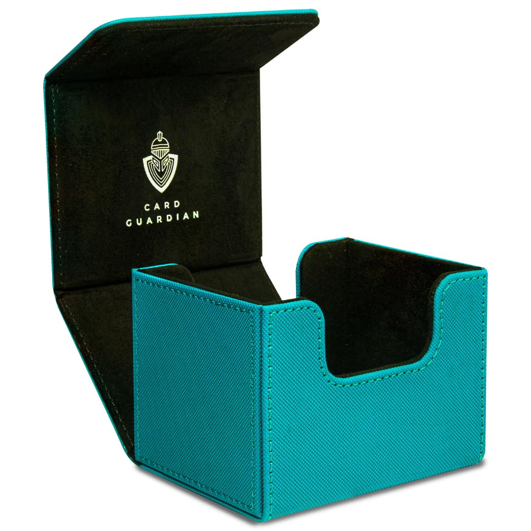 Card Guardian - Premium Deck Box for 100+ Cards for Trading Card Games TCG (Teal) โ image 1