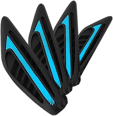 Amazon 簡単設置 防水 ドアガード 思いやりのエチケット ゴム素材 子供 保険 対策 駐車場 ドアパンチ ブルー 4枚セット モール 車 バイク