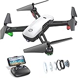 SANROCK U52 Drone with 1080P HD Camera for Adults Kids, WiFi Live Video FPV Drones RC Quadcopters for Beginners, Gesture Cont