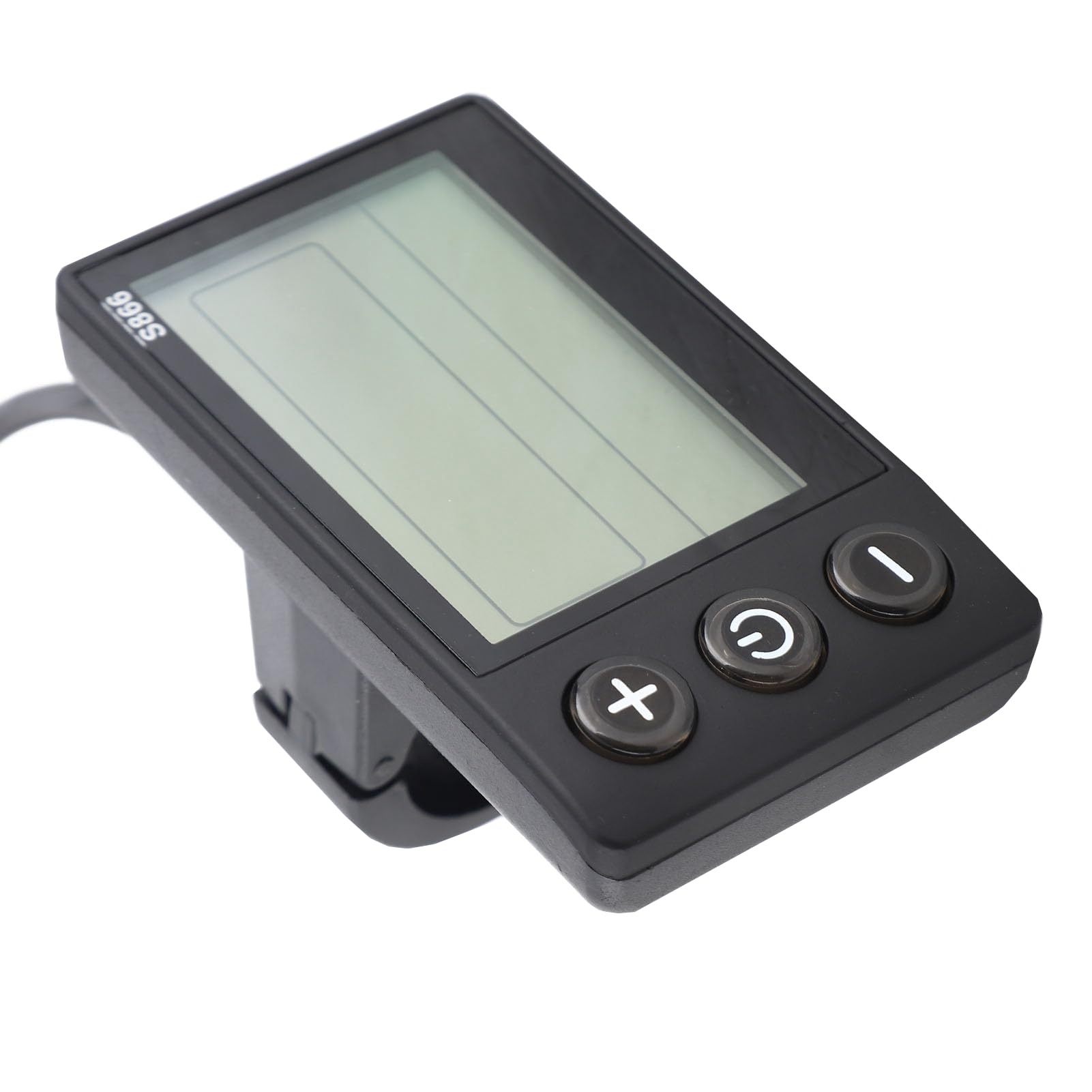 Electric Bicycle LCD Meter, 24V 36V 48V Control Panel with SM Plug Easy Installation Waterproof for S866 Handlebars