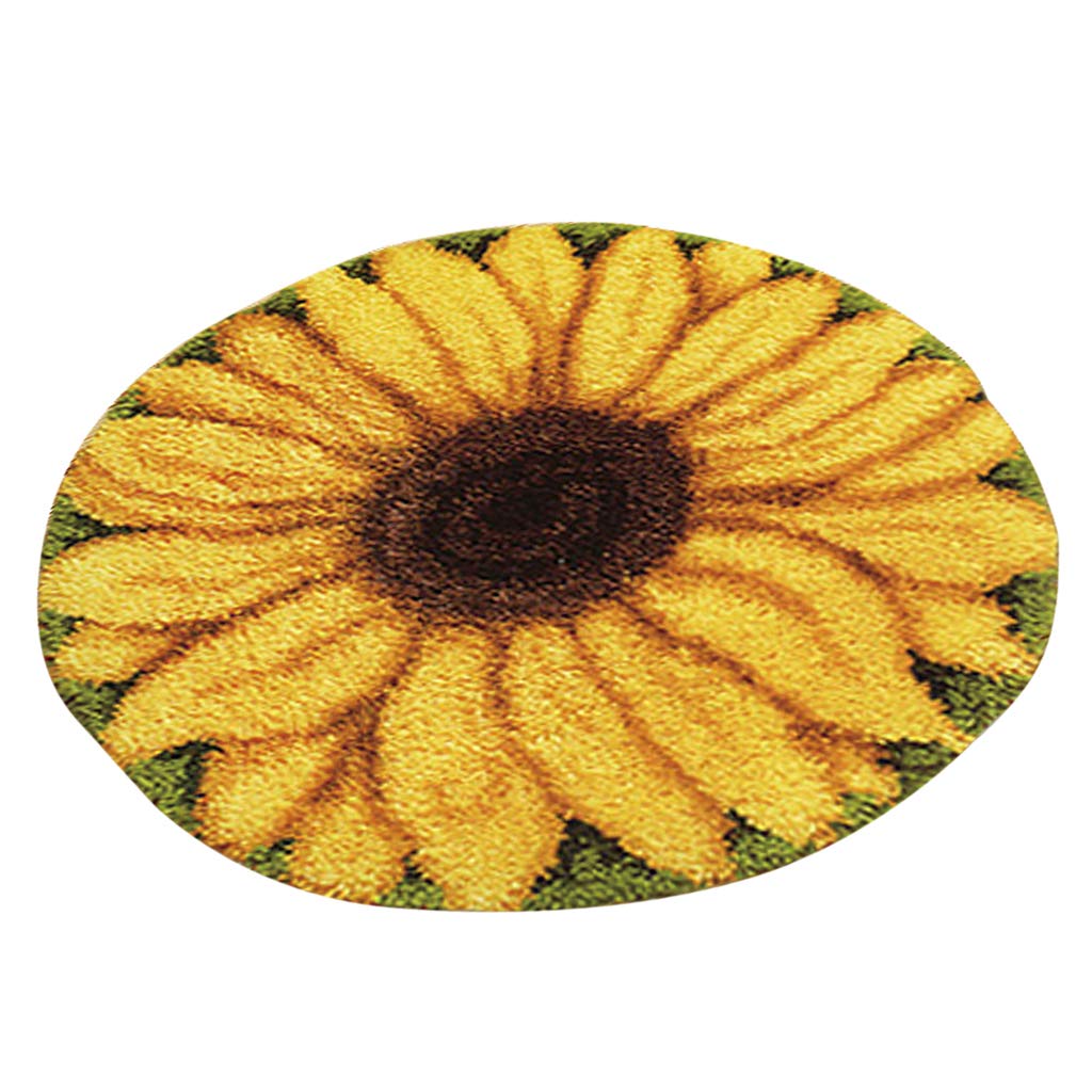 Blumen Muster Knupfteppiche Kissen F Fityle 2pcs Knupfteppich