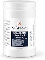 Naissance Organic Unrefined Shea Butter 1kg - Pure Raw Natural Vegan Skin Hair view 1
