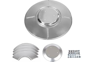 Fire Sense 61956 Patio Heater Premium Weatherproof Aluminum & Dust Proof Reflector Shield Extended Heat Range 32" Round Reflector