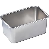 CozyState 4-Inch Extra Deep Loaf Pan, 304 Stainless Steel Bread & Meatloaf Pan, Oven & Dishwasher Safe (8x5 Inch)
