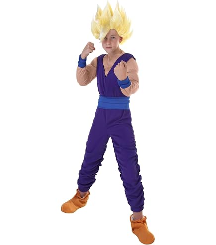 Cosplay Dragon Ball Costume Goku Pour Enfants - Chaussures et vêtements