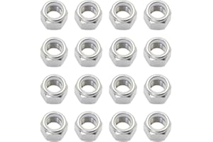 #8-32 Locknuts - IMScrews 304 Stainless Steel DIN985 Hardware Locknuts Pack of 100