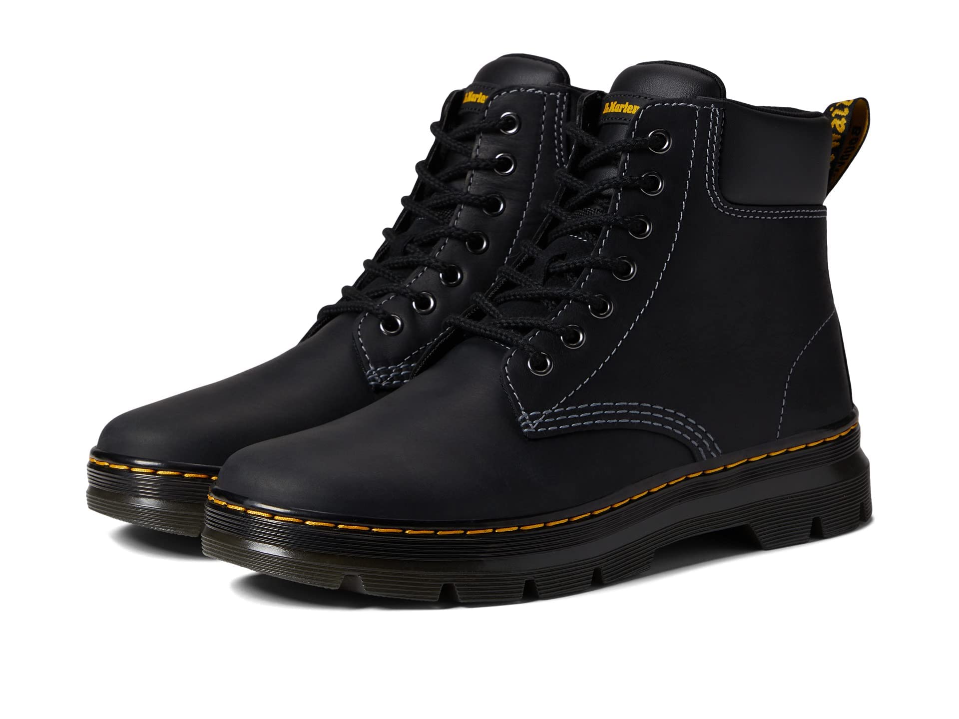 Dr. Martens Air Wair Bonny Black Canvas Chukka Boots. Lace -up. Bouncing Sole. Dr. Martens - Botas informales con cierre para mujer, Caqui  main image 4