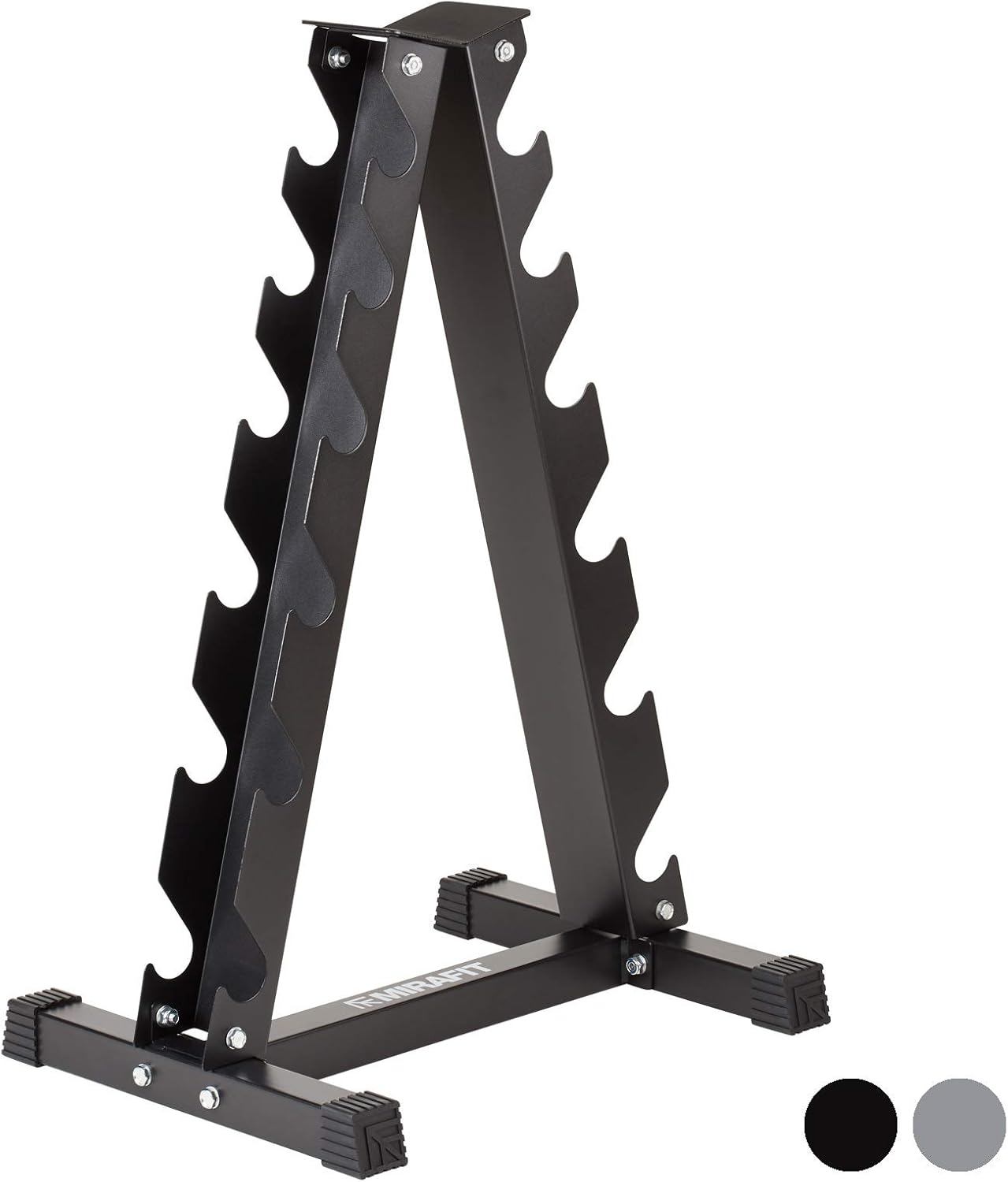 Rastrelliera Porta Palloni 5 Livelli - Per Basket, Calcio, Pallavolo, Design Verticale, Ghisa Resistente - Foto 10