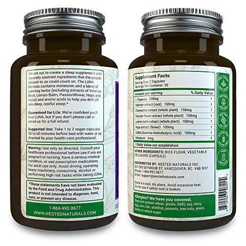 1 Naturally+Ingredients+Non+Habit+Supplement+Melatonin