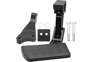 Rear Bed Step for 2006-2014 Ford F150 Retractable Bumper Tailgate Step, Folding Truck Tailgate Step, Replacement 75302-01A…