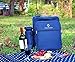 HËRDESMÄN Picnic Backpack for 4 | Deluxe Family Picnic Bag with Insulated Cooler | Quality Picnic Basket Set