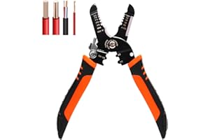 Htaexpu Wire Stripper, 3-rd Generation Wire Strippers or Crimping Tool, 5-IN-1 Wire Crimper or Cutter, 10-20 AWG Electric Wire, Multi-Function Hand Tools