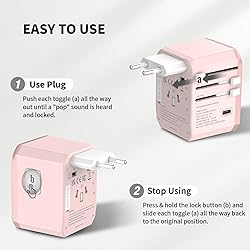 EPICKA Universal Travel Adapter, International