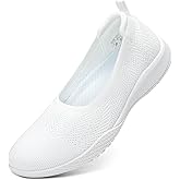 LEDINEY Women's Flats Slip On Go Walk Shoes for Women Comfortable Walking Sneakers Knit Low Wedge Dressy Ballet Shoes Zapatos para Mujer