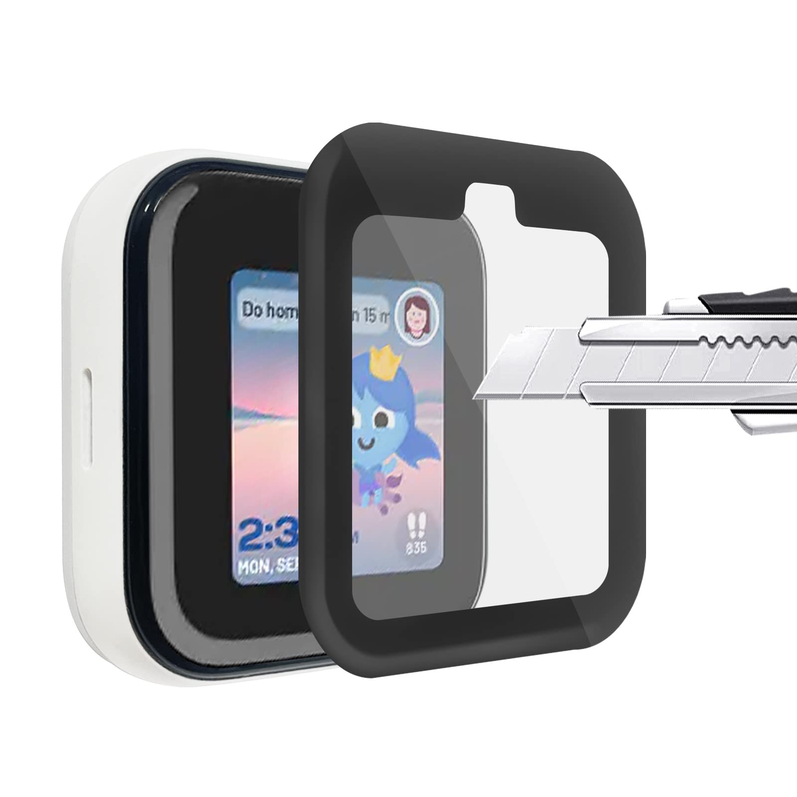 NewJourney Compatible with Sync UP Kids Watch Screen Protector, Hard PET Cover for SyncUP Watch 1 (Not for SyncUP 2)